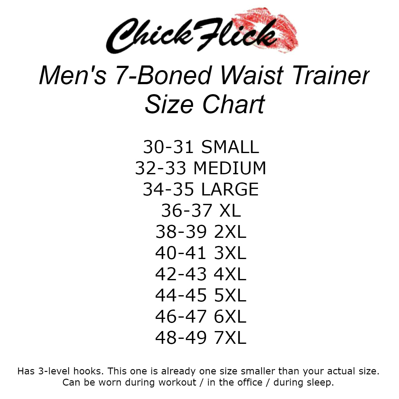 Men's 7-Boned Latex Waist Trainer